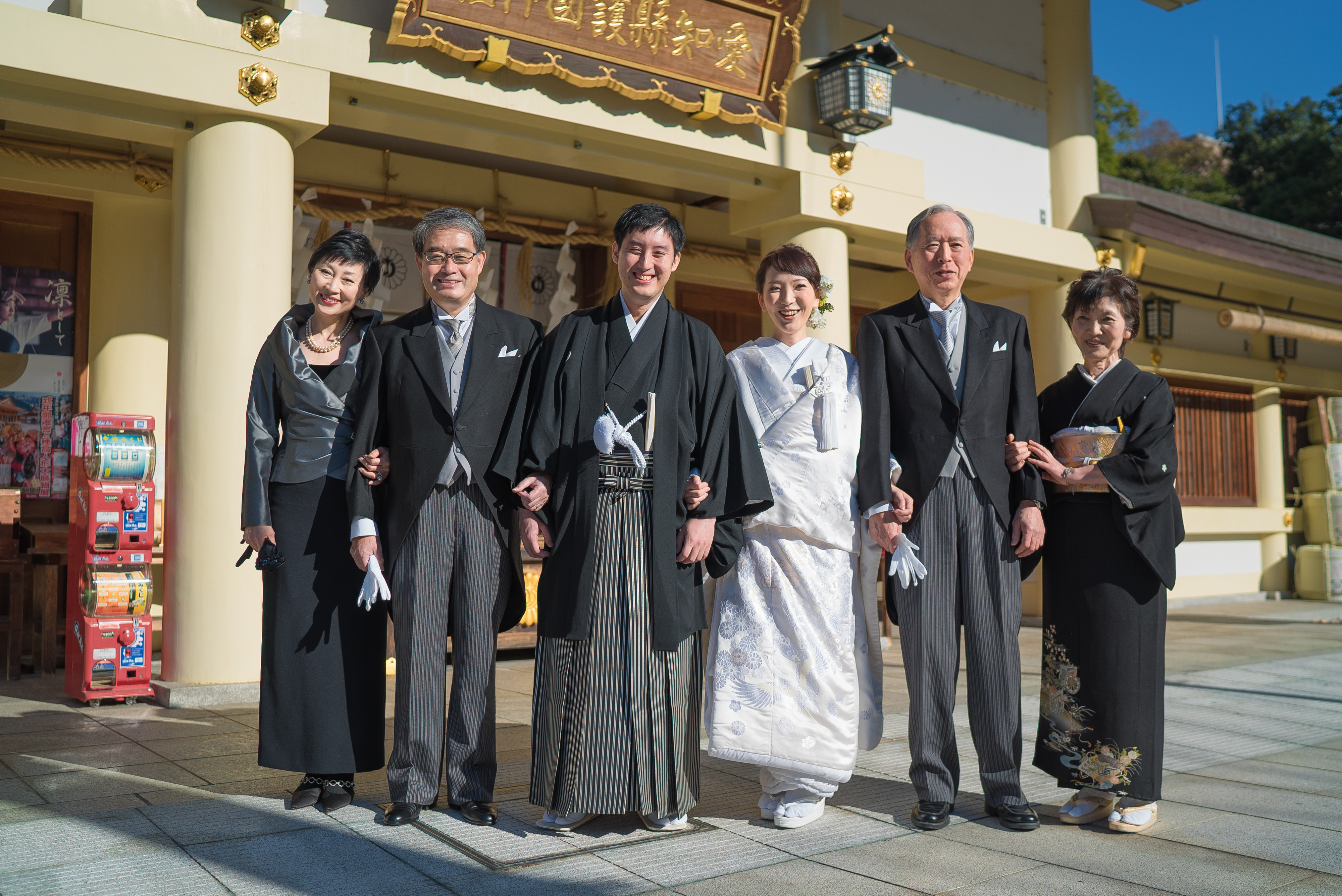 名古屋護国神社 結婚式出張撮影ギリフォトワークス
