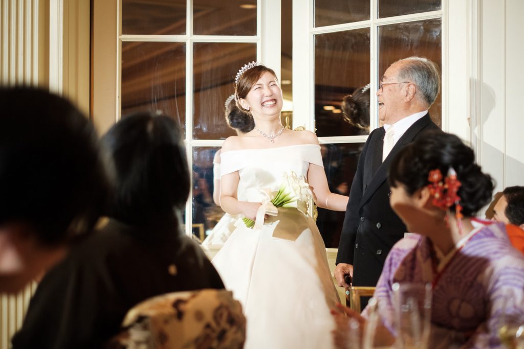 ゲストとの距離が近い結婚式（ウェスティンホテル東京） 結婚式出張撮影ギリフォトワークス